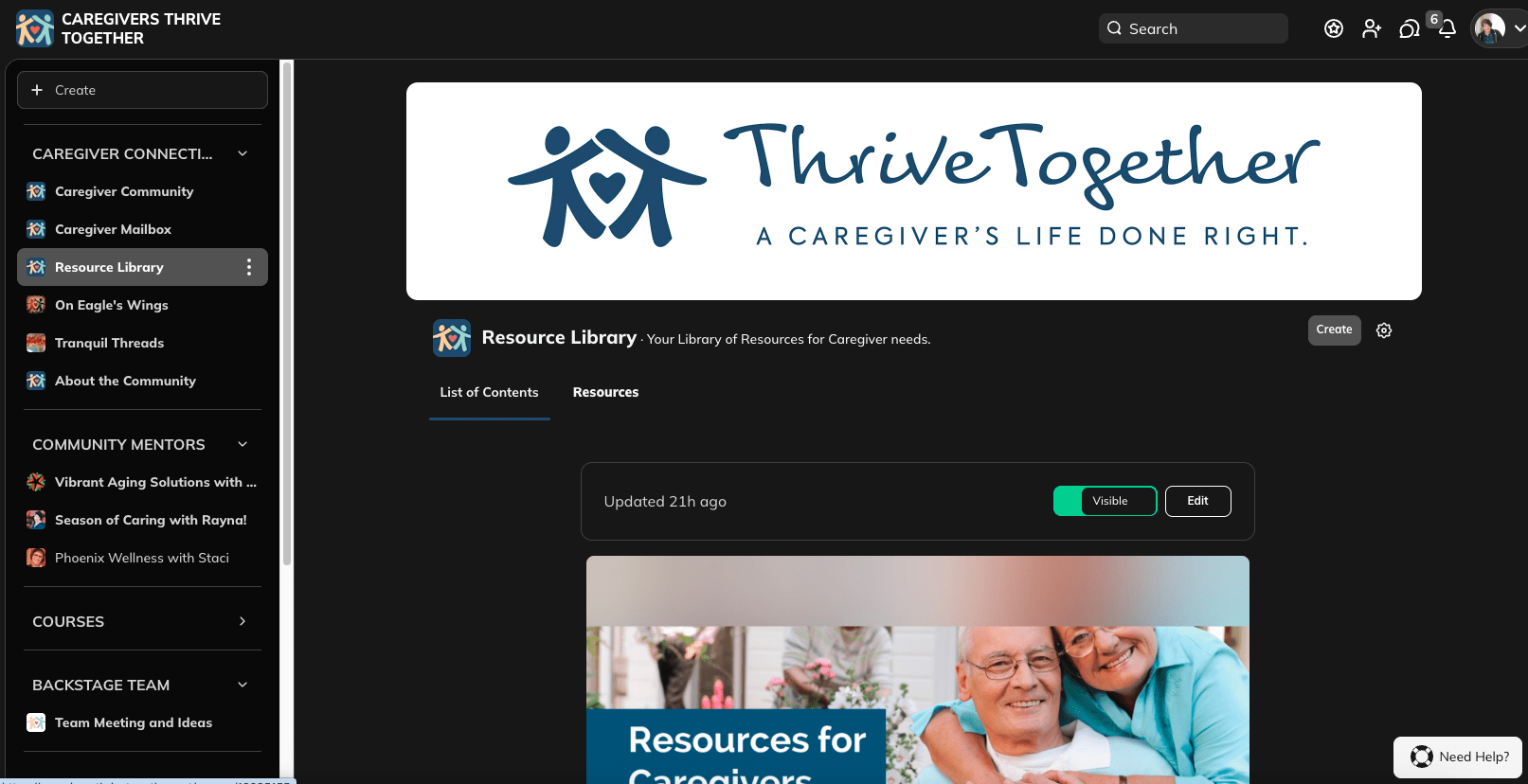 Thrive Together Memebership